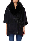 PONCHO DONNA - LIU-JO NERO - 2F6045T0300 1