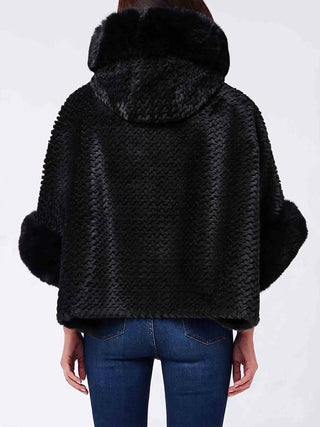 PONCHO DONNA - LIU-JO NERO - 2F6051T0300 2