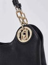 BORSA A SPALLA DONNA - LIU-JO NERO-ORO - AF6024ES039 3