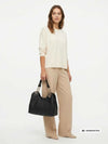 BORSA A SPALLA DONNA - LIU-JO NERO-ORO - AF6024ES039 5