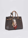 BORSA A SPALLA DONNA - LIU-JO MARRONE - AF6086E1137 3