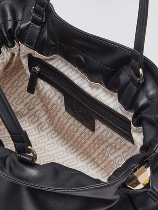 BORSA A SPALLA DONNA - LIU-JO NERO - AF6098E1065 4