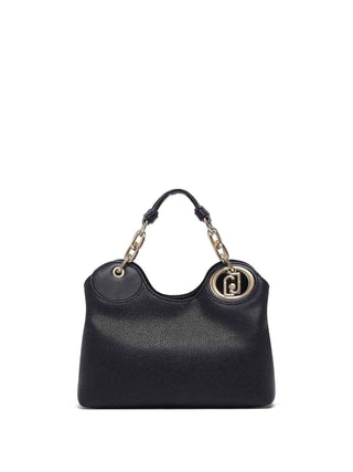 BORSA A SPALLA DONNA - LIU-JO NERO-ORO - AF6114ES039
