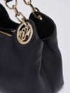 BORSA A SPALLA DONNA - LIU-JO NERO-ORO - AF6114ES039 4