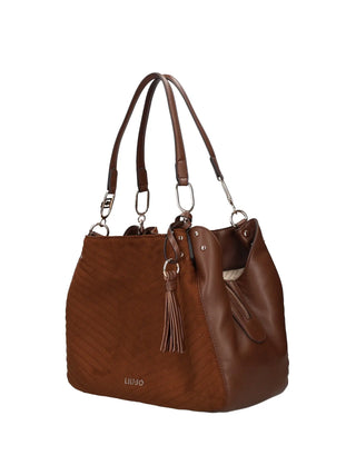 BORSA A SPALLA DONNA - LIU-JO MARRONE - AF6185T760A 2