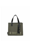 BORSA A MANO DONNA - REBELLE MILITARE - REB0083-T0001 1