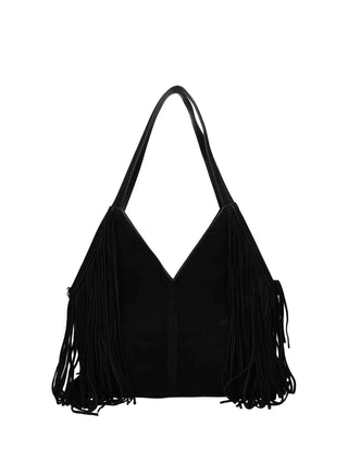 BORSA A SPALLA DONNA - REBELLE NERO - REB0420-P0004