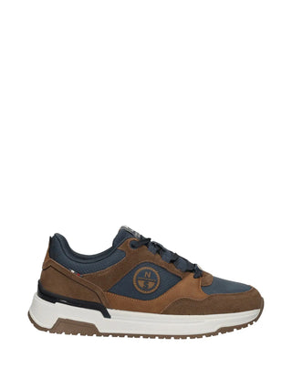 SNEAKERS UOMO - NORTH SAILS MARRONE-NAVY - NS62M102