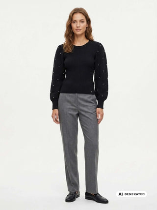MAGLIA DONNA - GAUDI JEANS NERO - 621BD53065 2