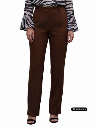 PANTALONE DONNA - DENNY ROSE MARRONE - 621ND25007