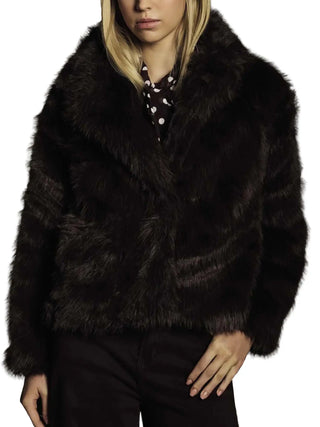 PELLICCIA DONNA - DENNY ROSE MARRONE - 621ND39006