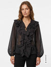 CAMICIA DONNA - DENNY ROSE NERO - 621ND45019 2