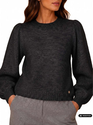 MAGLIA DONNA - DENNY ROSE NERO - 621ND53017