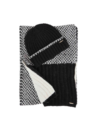 SCIARPA + CAPPELLO DONNA - GAUDI NERO - V6AI-13179