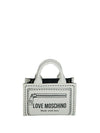 BORSA A MANO DONNA - LOVE MOSCHINO BIANCO-NERO - JC4051PP1PLK1 1