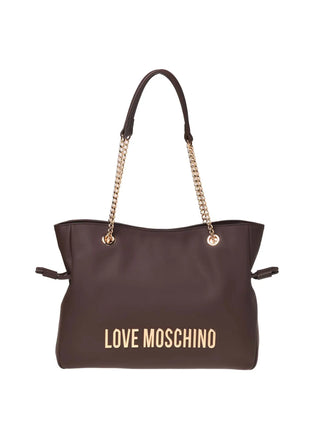 BORSA A SPALLA DONNA - LOVE MOSCHINO MARRONE - JC4186PP1PKD0 1