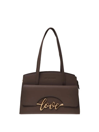 BORSA A SPALLA DONNA - LOVE MOSCHINO FANGO - JC4271PP0PKR0