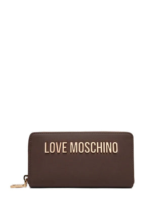 PORTAFOGLIO DONNA - LOVE MOSCHINO MARRONE - JC5611PP1PKD0