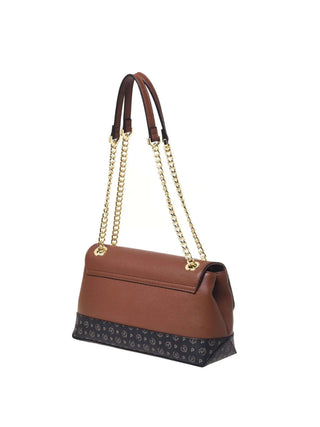 BORSA A SPALLA DONNA - POLLINI TAN-NERO - SC4506PP1PSA1 3