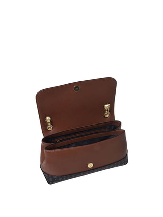 BORSA A SPALLA DONNA - POLLINI TAN-NERO - SC4506PP1PSA1 4