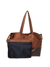 BORSA A SPALLA DONNA - POLLINI TAN-NERO - SC4567PP1PSG2 2