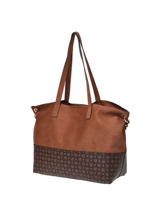 BORSA A SPALLA DONNA - POLLINI TAN-NERO - SC4567PP1PSG2 4