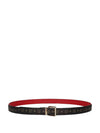 CINTURA DONNA - POLLINI NERO-ROSSO - TE6000PP05Q11 1