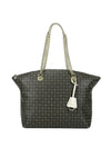 BORSA A SPALLA DONNA - POLLINI NERO-AVORIO - TE8408PP02Q11 1