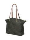 BORSA A SPALLA DONNA - POLLINI NERO-MARRONE - TE8408PP02Q11 3