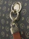 BORSA A SPALLA DONNA - POLLINI NERO-MARRONE - TE8408PP02Q11 5
