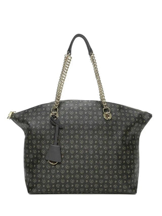 BORSA A SPALLA DONNA - POLLINI NERO-NERO - TE8408PP02Q11