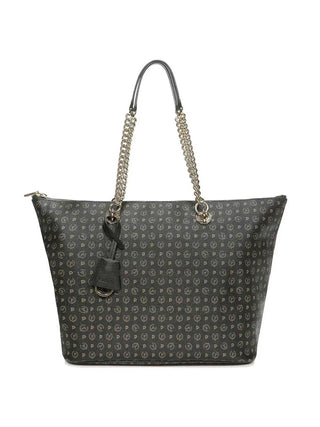BORSA A SPALLA DONNA - POLLINI NERO-NERO - TE8410PP02Q11
