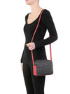 TRACOLLA DONNA - POLLINI NERO-ROSSO - TE8414PP03Q11 5