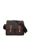 BORSA A SPALLA DONNA - POLLINI NERO-MARRONE - TE8421PP04Q11 1