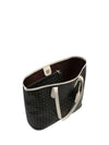 BORSA A SPALLA DONNA - POLLINI NERO-AVORIO - TE8427PP06Q11 4