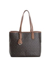 BORSA A SPALLA DONNA - POLLINI NERO-MARRONE - TE8427PP06Q11 1