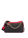 BORSA A MANO DONNA - POLLINI NERO-ROSSO - TE8526PP0IQ11 1