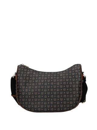 BORSA A SPALLA DONNA - POLLINI NERO-MARRONE - TE8536PP0MQ11