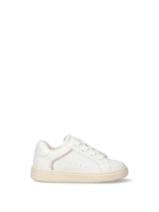 SNEAKERS BAMBINA - TOMMY HILFIGER BIANCO-PLATINO - T1A9-35065-1355