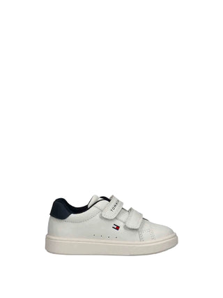SNEAKERS BAMBINO - TOMMY HILFIGER BIANCO-BLU - T1X9-35216-1355 1