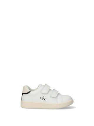 SNEAKERS BAMBINO - CALVIN KLEIN BIANCO-NERO - V1X9-83440-1355
