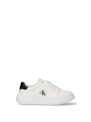 SNEAKERS RAGAZZO - CALVIN KLEIN BIANCO-NERO - V3X9-83468-1355 1
