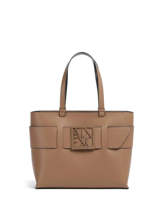 BORSA A MANO DONNA - ARMANI EXCHANGE CAMEL - 949138 0A874