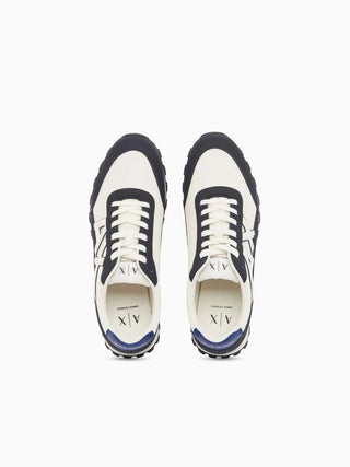 SNEAKERS UOMO - ARMANI EXCHANGE BIANCO-NAVY - XM001960 AF19388 3