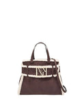BORSA A SPALLA DONNA - ARMANI EXCHANGE BIANCO-MARRONE - XW000285 AF26995