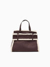 BORSA A SPALLA DONNA - ARMANI EXCHANGE BIANCO-MARRONE - XW000285 AF26995 3