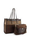 BORSA A SPALLA DONNA - GATTINONI ROMA MARRONE - BIN268867WPJ 3