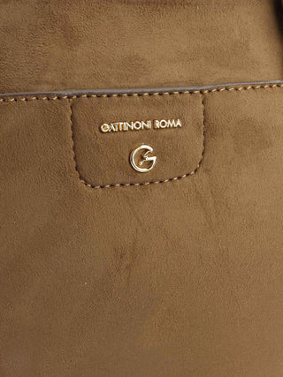 BORSA A MANO DONNA - GATTINONI ROMA MARRONE - BIN268892WZC 5
