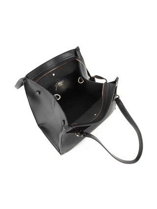 BORSA A SPALLA DONNA - GATTINONI ROMA NERO - BIN268904WVP 4