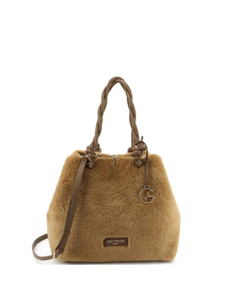BORSA A SPALLA DONNA - GATTINONI ROMA MARRONE - BIN268907WZC